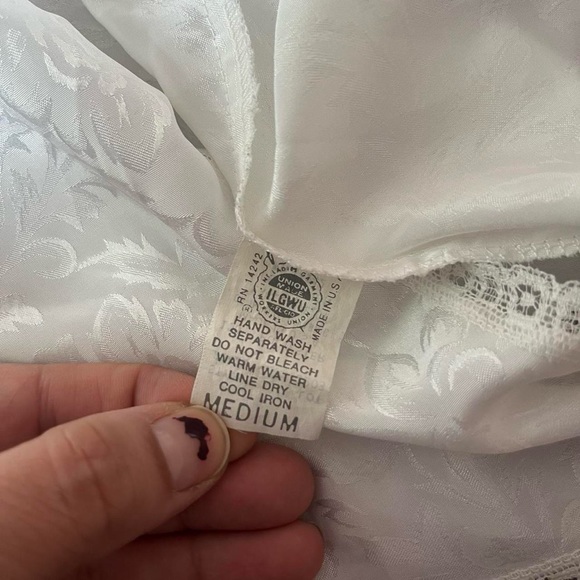 Vintage Christian Dior Lingerie White Teddy - Picture 8 of 8